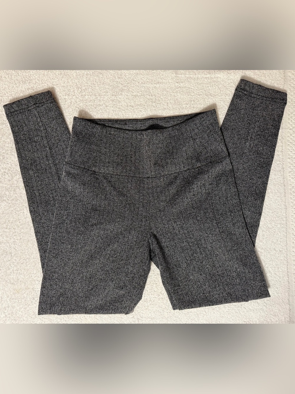 Athleta Delancey Herringbone Tight High-Rise Ponte Leggings Travel Casual 487663